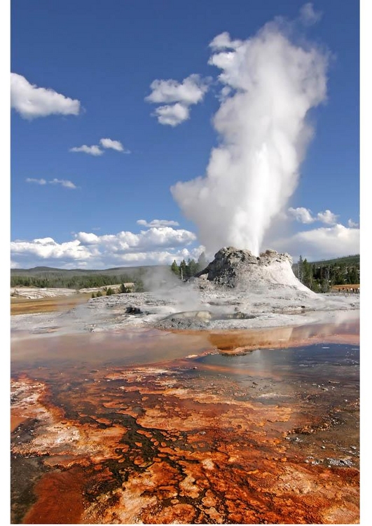 Exemple de chaleur terrestre, le geyser