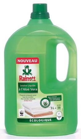 Lessive liquide à l'aloe vera Rainett