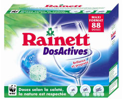 Tablettes Lave-vaisselle ecologiques - Rainett