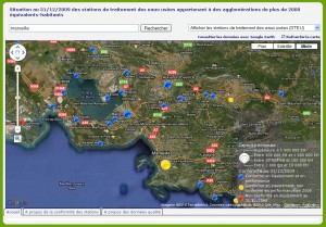 pollution en mer et stations de retraitement des eaux usées