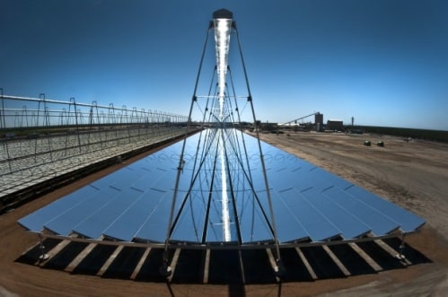 centrales solaires à miroir de Fresnel