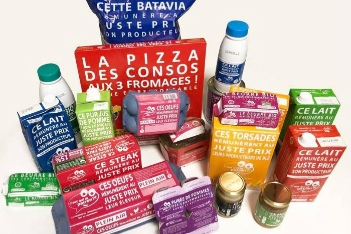 labels produit de consommation